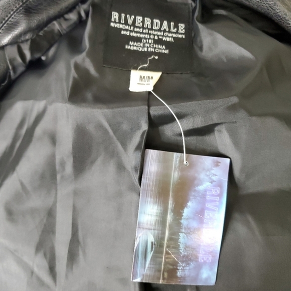 JUGHEAD RIVERDALE SOUTHSIDE SERPENTS MEN WOMEN BIKER Faux Leather Medium - Picture 8 of 14